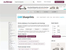 Tablet Screenshot of carblueprints.info